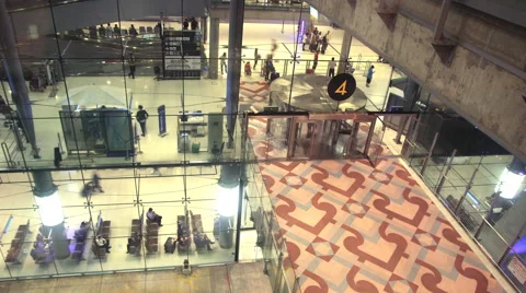 4K: Modern building, time lapse Stock Footage 64724964