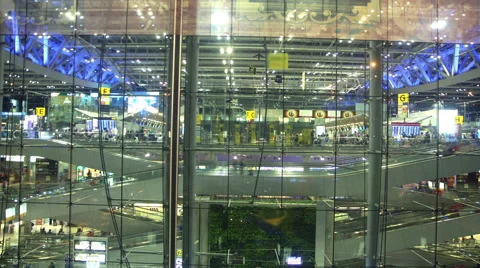 4K: Modern building, time lapse Stock Footage 64726266