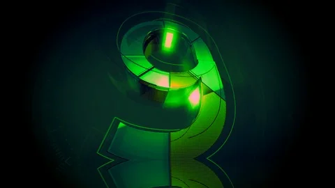 4K modern countdown Video stock 102348357