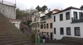4k Monte palace tourism destination Madeira stairs panning 4k or 4k+ Resolution