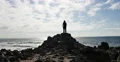 4K Monteray 17 Miles Drive 01 Man standing on rocks California 4k or 4k+ Resolution