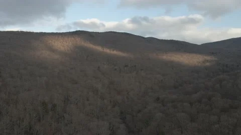 4k - Montreal - sunset mountain - flat color Stock Footage 148958448