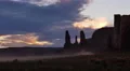 4K Monument Valley Sunset 07 Three Sisters USA 4k or 4k+ Resolution