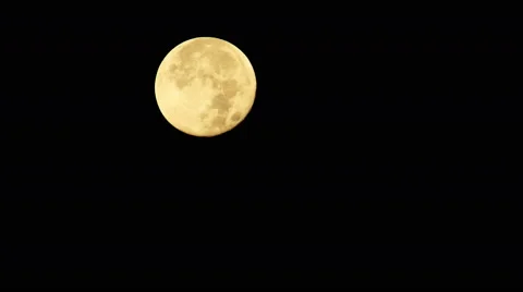 4K. Moon on the night the dark sky (Time Lapse). Ultra HD, 4096x2304 Stock Footage 48899448