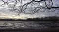 4k Moory fish-pond without water in cold season panning 4k or 4k+ Resolution