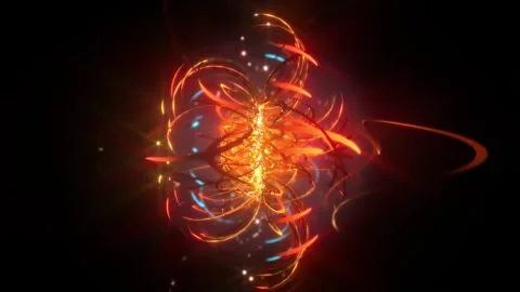 4k Morphing Ribbons Motion Background Stock Footage 328548671