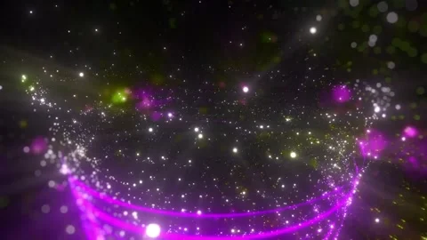 4k Morphing Space Stars Ring Motion Background Stock Footage 304730112