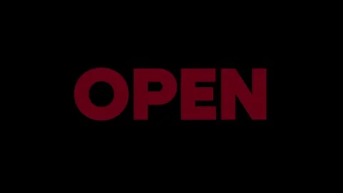 4K motion animation of the text grand opening or opening on a black background. 스톡 동영상 311169975