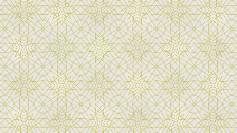4K Motion Background Gold Complex Geometric Star Grid  Alpha Channel Stock Footage 337762466