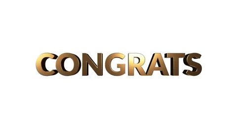 4K Motion Background - lettering CONGRATULATIONS. animated word hand drawing on Stock Footage 153878298