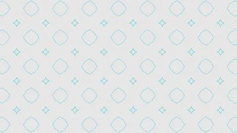 4K  Motion Background Neon Blue Geometric Star Pattern  Alpha Channel Stock Footage 337762779
