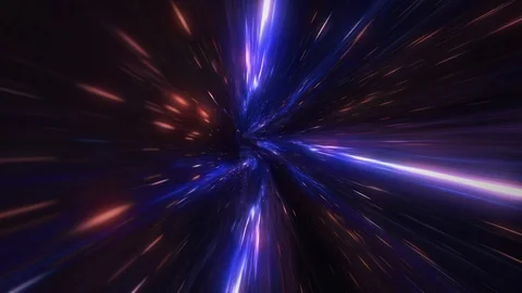 4k motion design. Looped seamless 3d animation of a flight through a light space Stock Footage 119869655