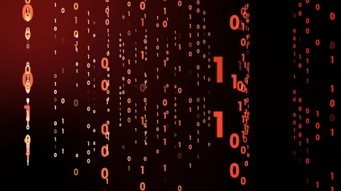 4K motion graphic of Digital technology with binary digits light path in line Stock Footage 103274957