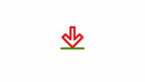 4K Motion Graphics Arrow Icons  Animated UI Symbols Stock Footage 312231172
