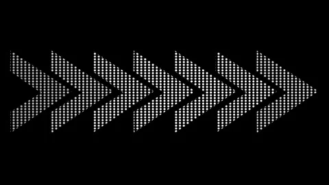 4K motion graphics of digital arrows for data flow navigation 库存影片 332892379