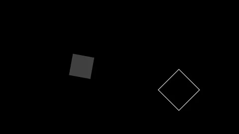 4K Motion graphics Square Shape Element Stock Footage 141254701