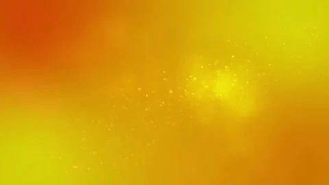 4K motion - Small white particle dots falling down - Orange yellow backdrop V2 Stock Footage 77603874