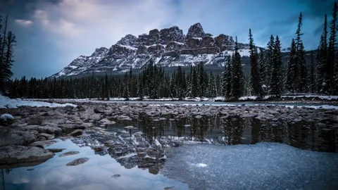 4K Motion Timelapse of mountains Stock Footage 147997850