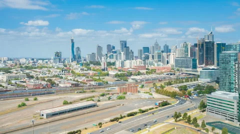 4k motion timelapse video of a city in daytime Stock Footage 61102060