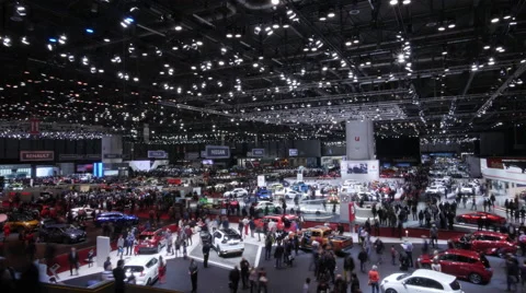 4K Motor Show time lapse Stock Footage 62776646