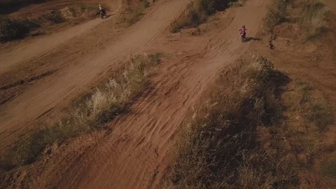 4K motorcycle jump 2017 Stock Footage 80157400