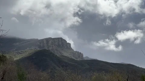 4K Mountain Clouds Stock Footage 267440955