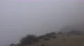 4k Mountain pathway in extreme thick clouds panning Madeira 4k or 4k+ Resolution