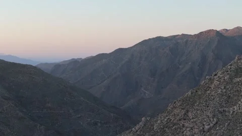 4K Mountain Range Dolly In at Sunset Stock Footage 311833228