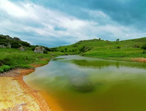 4K mountain river Stock Footage 21437801