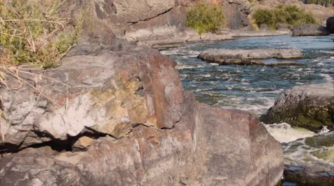 4K Mountain River Stock Footage 66548773