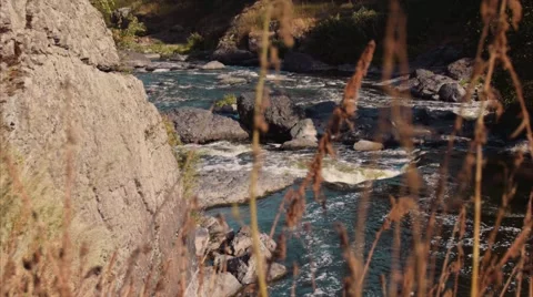4K Mountain River Stock Footage 66548863