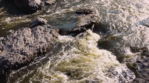 4K Mountain River Stock Footage 66548864