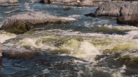 4K Mountain River Stock Footage 66548867