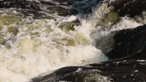 4K Mountain River Stock Footage 66548877