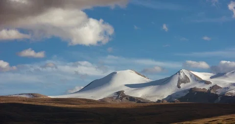 4k mountain timelapse with clouds Stock Footage 100142472