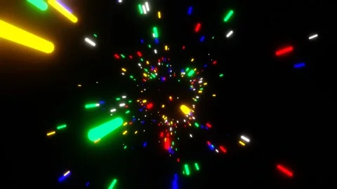 4K multi color Explosion effect. Festive Fireworks. Video stock 256783143