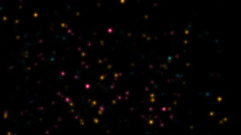 4K Multicolor Particle Motion Background Animation Stock Footage 320005268