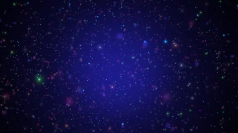 4k Multicolor Tiny Particles Slowly Moving Space Aniamation Background Stock Footage 273123446