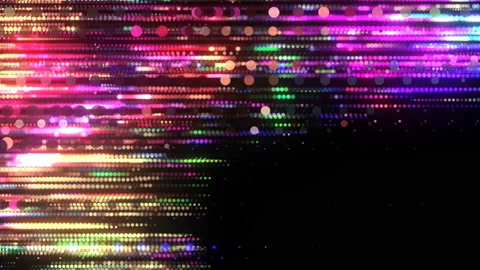 4K Multicolored seamless motion background. Glowing dots. Stock Footage 116422953