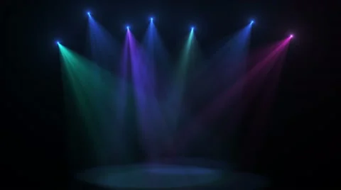 4k multicolored stage lights looping 스톡 동영상 49014630