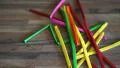 4K multicoloured balloon animal balloons dropped on a table 4k or 4k+ Resolution