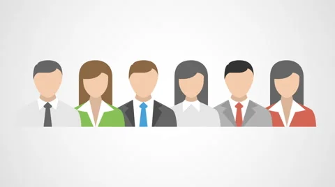 4k - Multiple member of a team Vídeo Stock 61899401