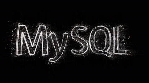 4k Mysql software development database word,Matrix binary computer code text. Stock Footage 111660965