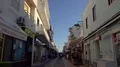 4k Narrow alley with shops tilt down in tourist location Avor - Portugal 4k or 4k+ Resolution