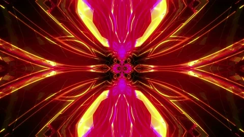 4k Neo Cyber Vj Loop Video stock 141061605