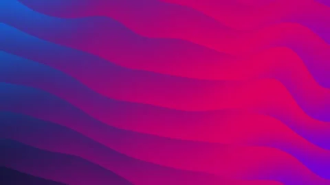 4K Neon Liquid Wave Animation Blue and Pink Gradient Moving Lines Background Stock Footage 335143187