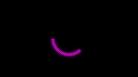 4K Neon Load Magenta Stock Footage 319375146