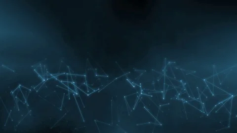 4K network connection with connected dots and lines. Smooth seamless loop Stockbeeldmateriaal 108956161