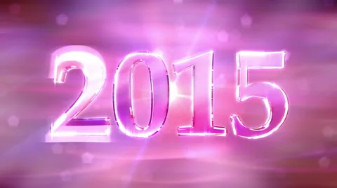 4K New Year 2015 Background Animation Stock Footage 40872837