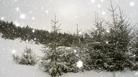 4k, New Year,christmas,3d winter background Video stock 47121467